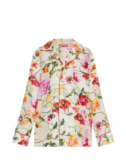 Kenzo Wildflower silk shirt