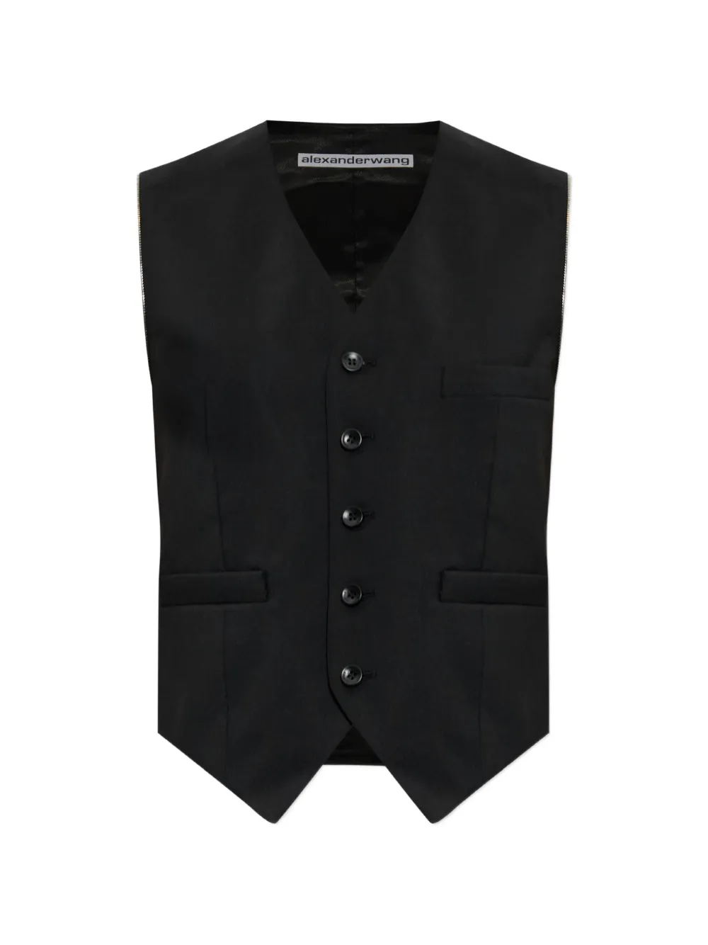 Alexander Wang zip-detail waistcoat