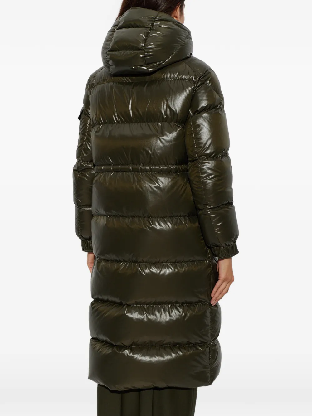 Moncler Cavettaz donsjas met capuchon Groen
