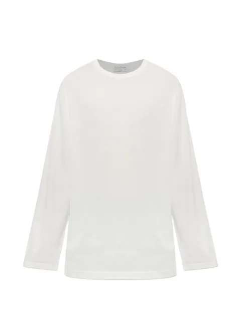 Yohji Yamamoto round-neck long-sleeve top
