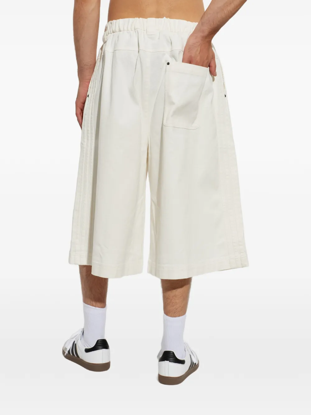 adidas Shorts met wijde pijpen Wit