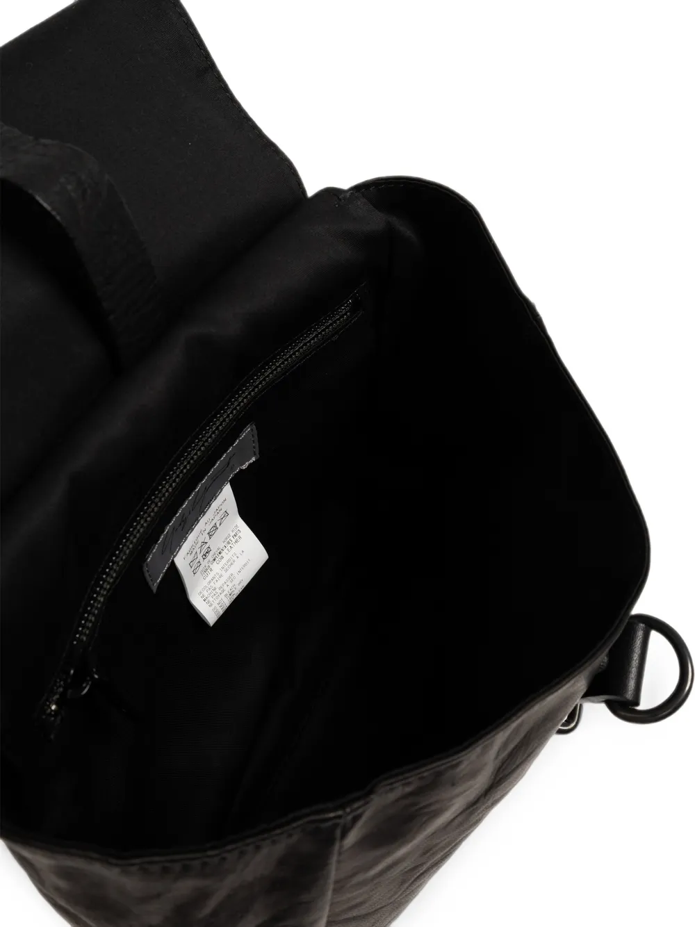 Yohji Yamamoto Schoudertas met gespdetail Zwart