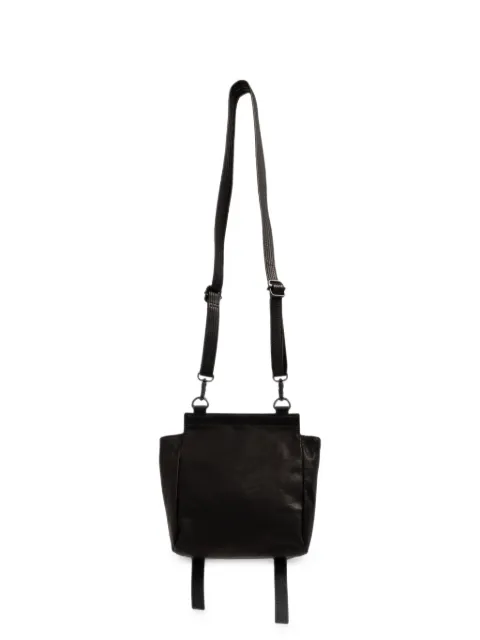 Yohji Yamamoto buckle-detail leather shoulder bag