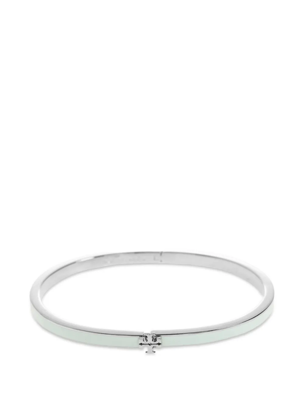 Tory Burch Icon thin enamel bracelet - Argento