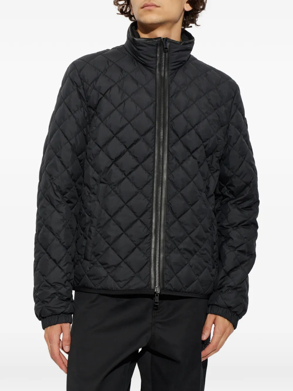 Moncler Delviane omkeerbaar gewatteerd donsjack Zwart