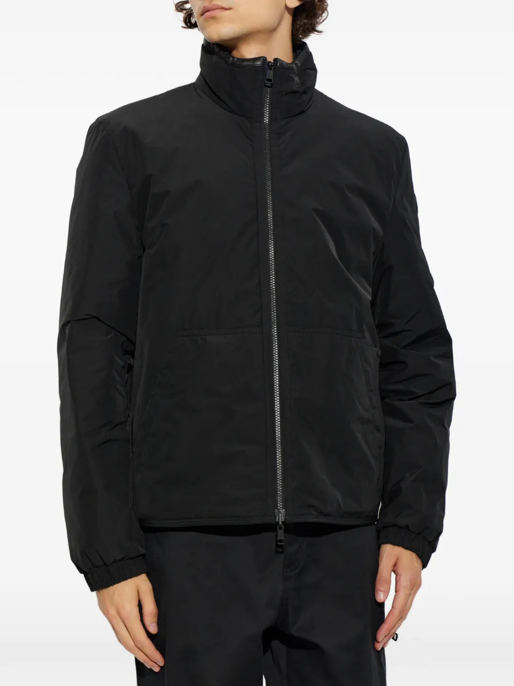 Moncler Delviane omkeerbaar gewatteerd donsjack Zwart