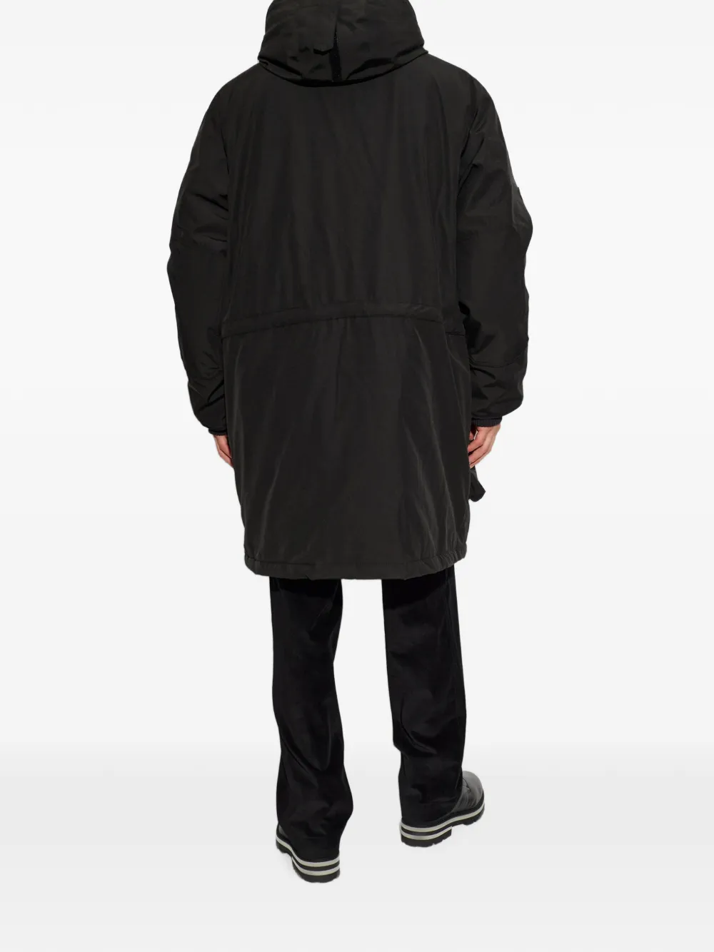 Canada Goose Erie gewatteerde jas met capuchon Zwart
