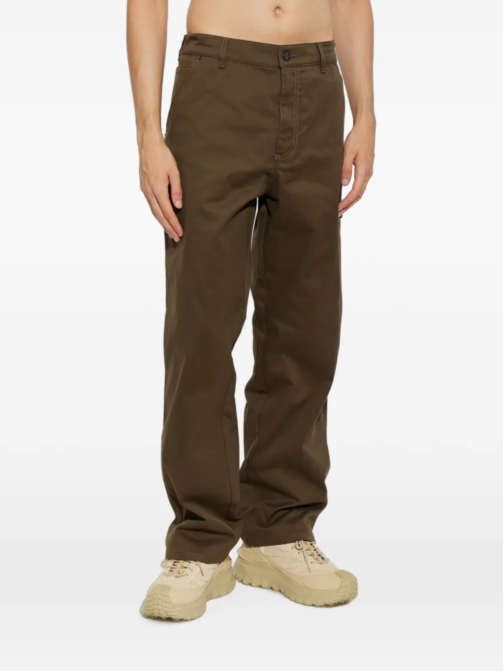 Moncler Broek met logopatch Groen