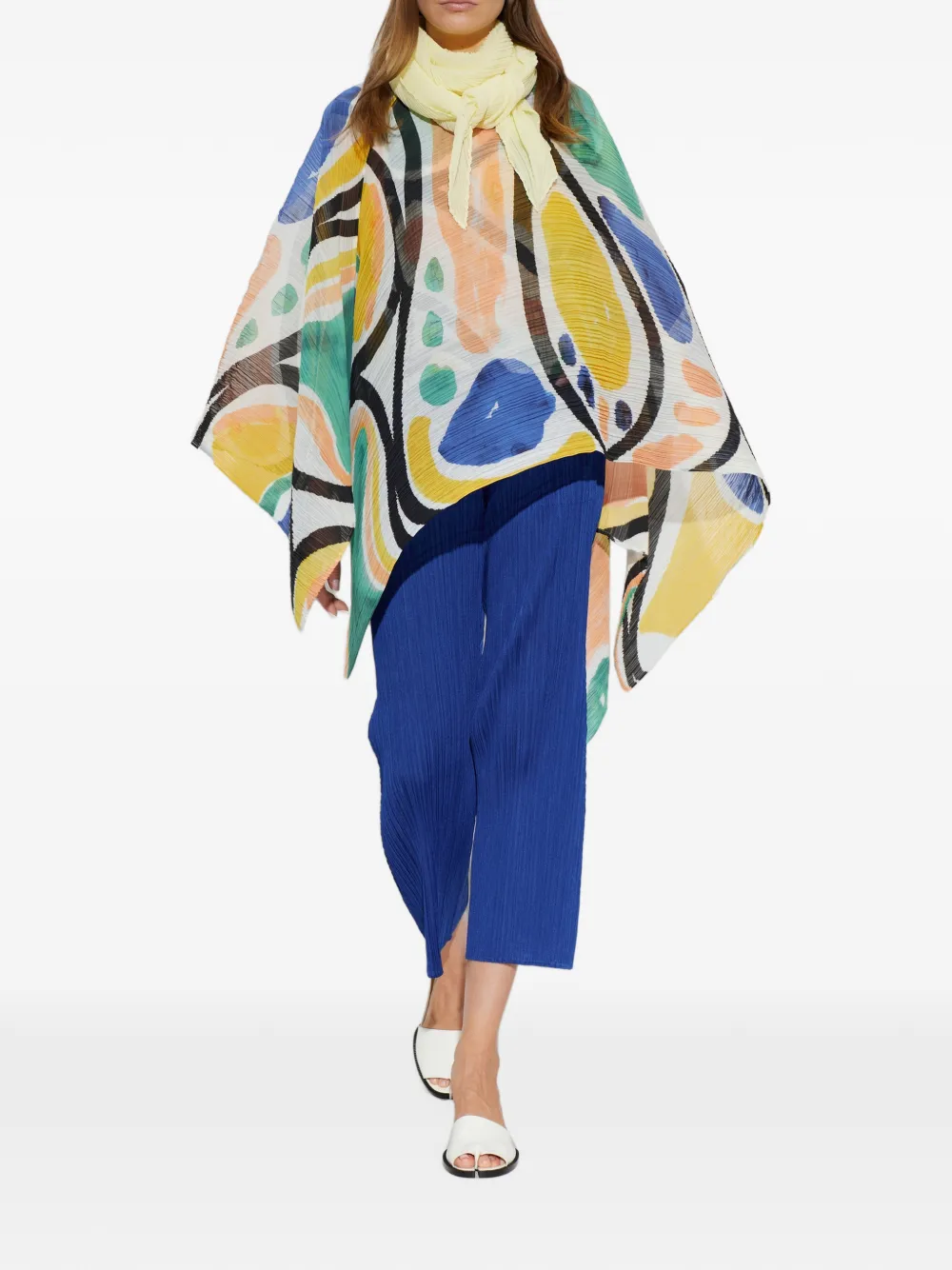 Pleats Please Issey Miyake Monthly plooibroek Blauw