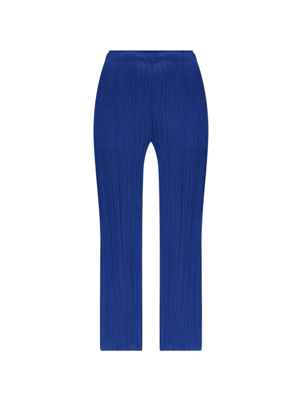 Pleats Please Issey Miyake Pantaloni Monthly con pieghe - Blu