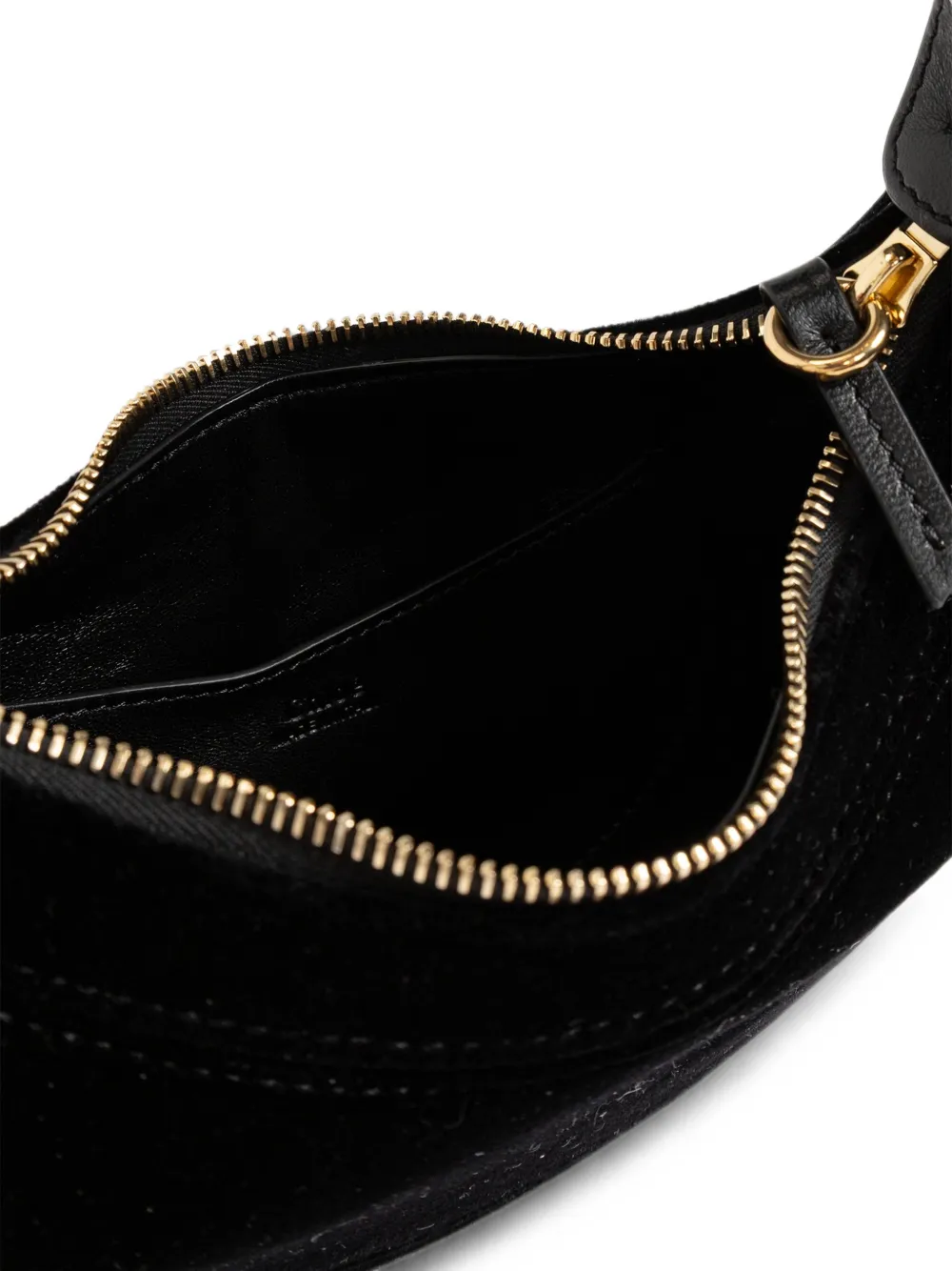 Chloé Kleine Horse fluwelen shopper Zwart