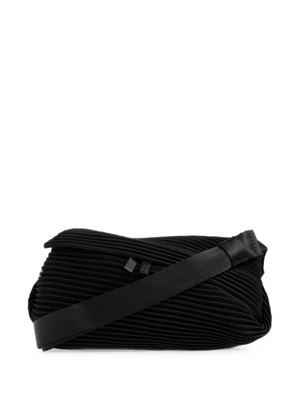 Pleats Please Issey Miyake pleated shoulder bag - Nero