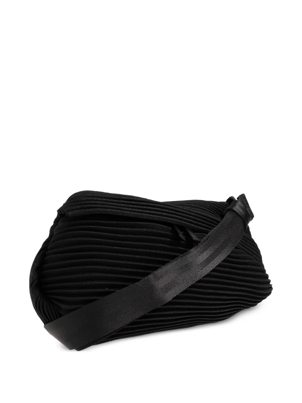 Pleats Please Issey Miyake Geplooide schoudertas Zwart