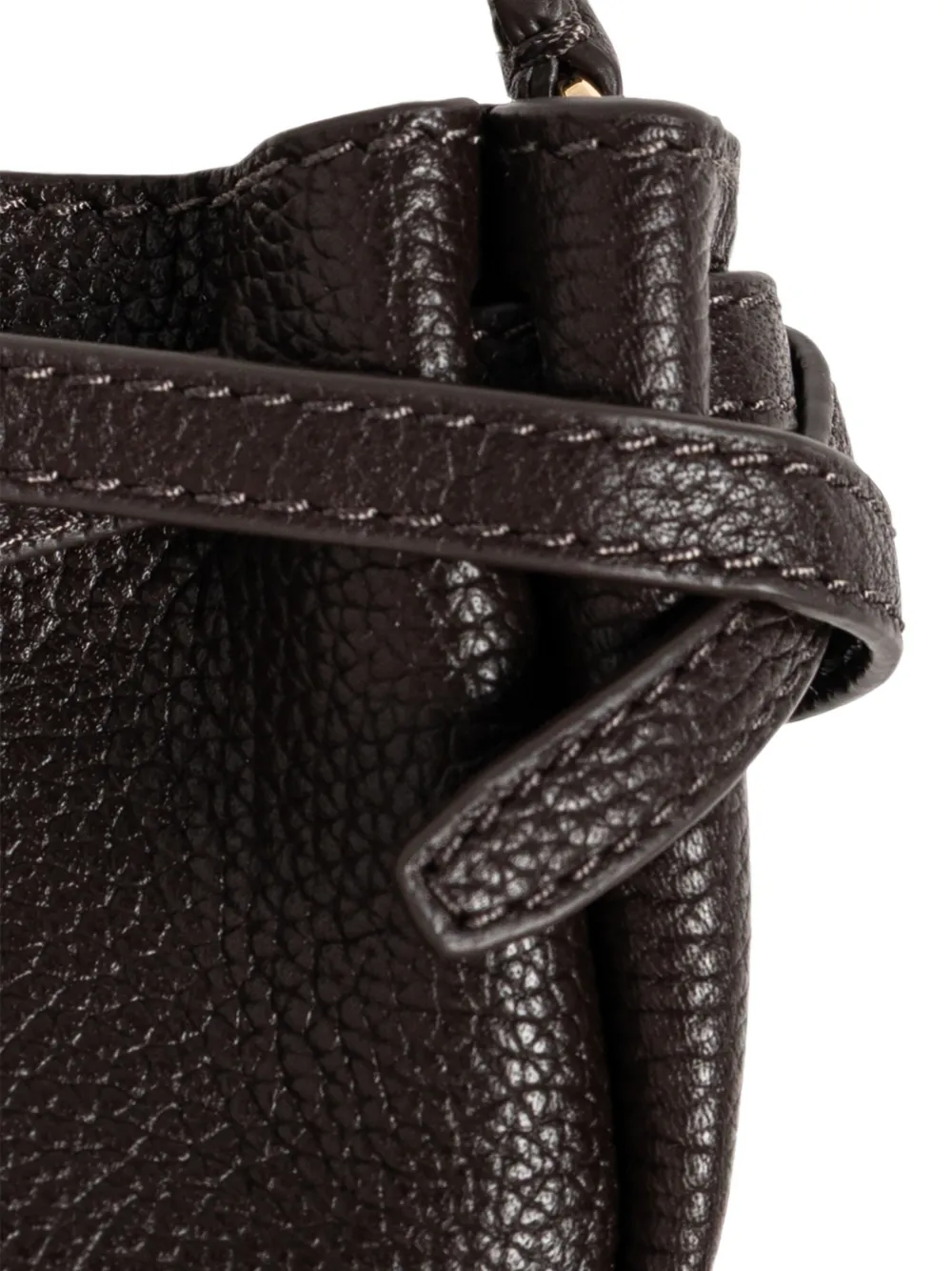 Tory Burch Romy bucket-tas met bedel Bruin
