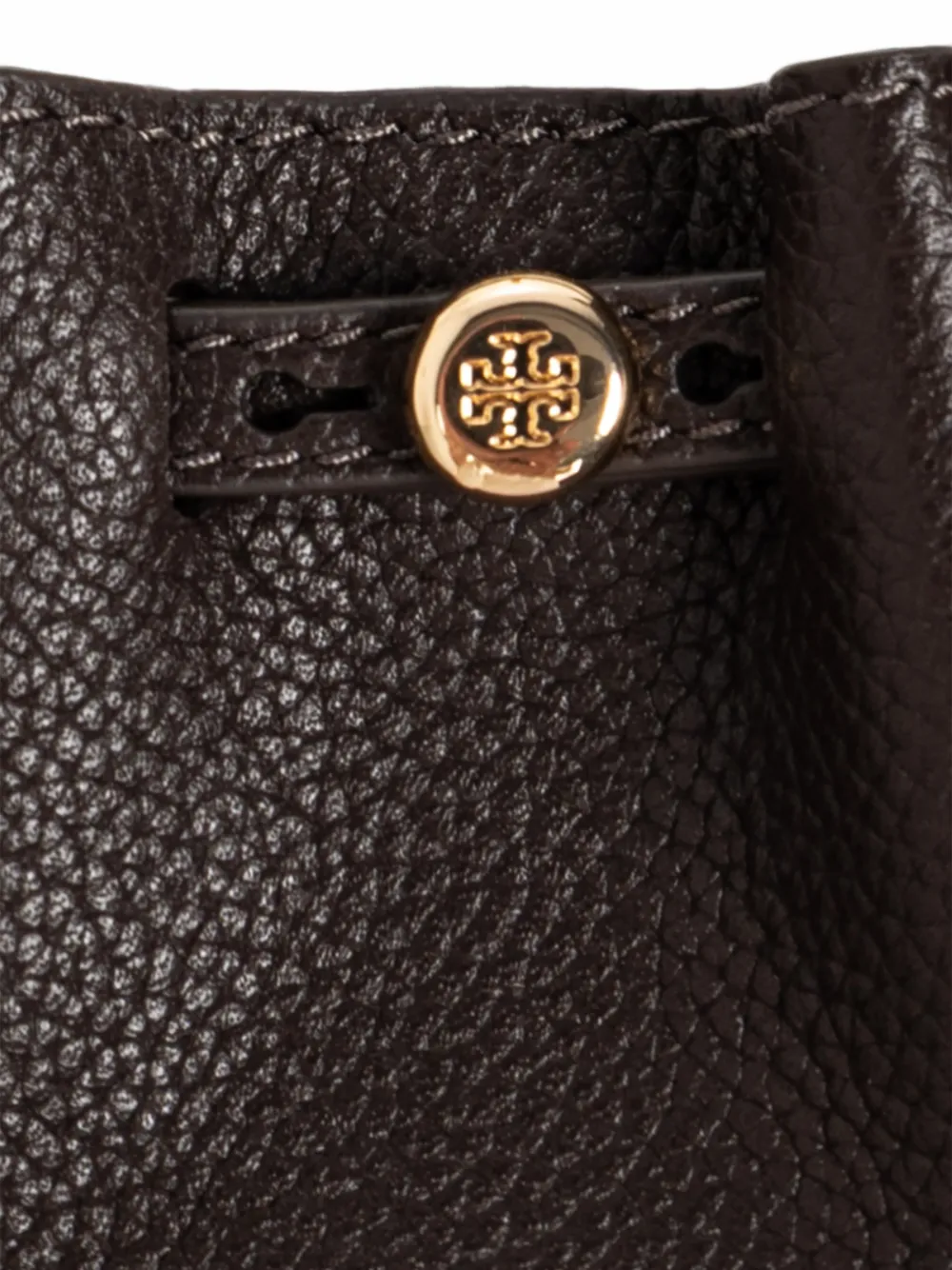 Tory Burch Romy bucket-tas met bedel Bruin
