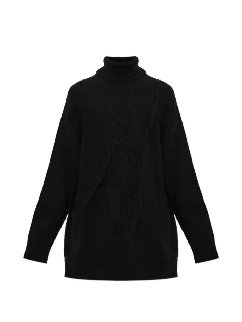 Yohji Yamamoto ribbed-knit turtleneck sweater