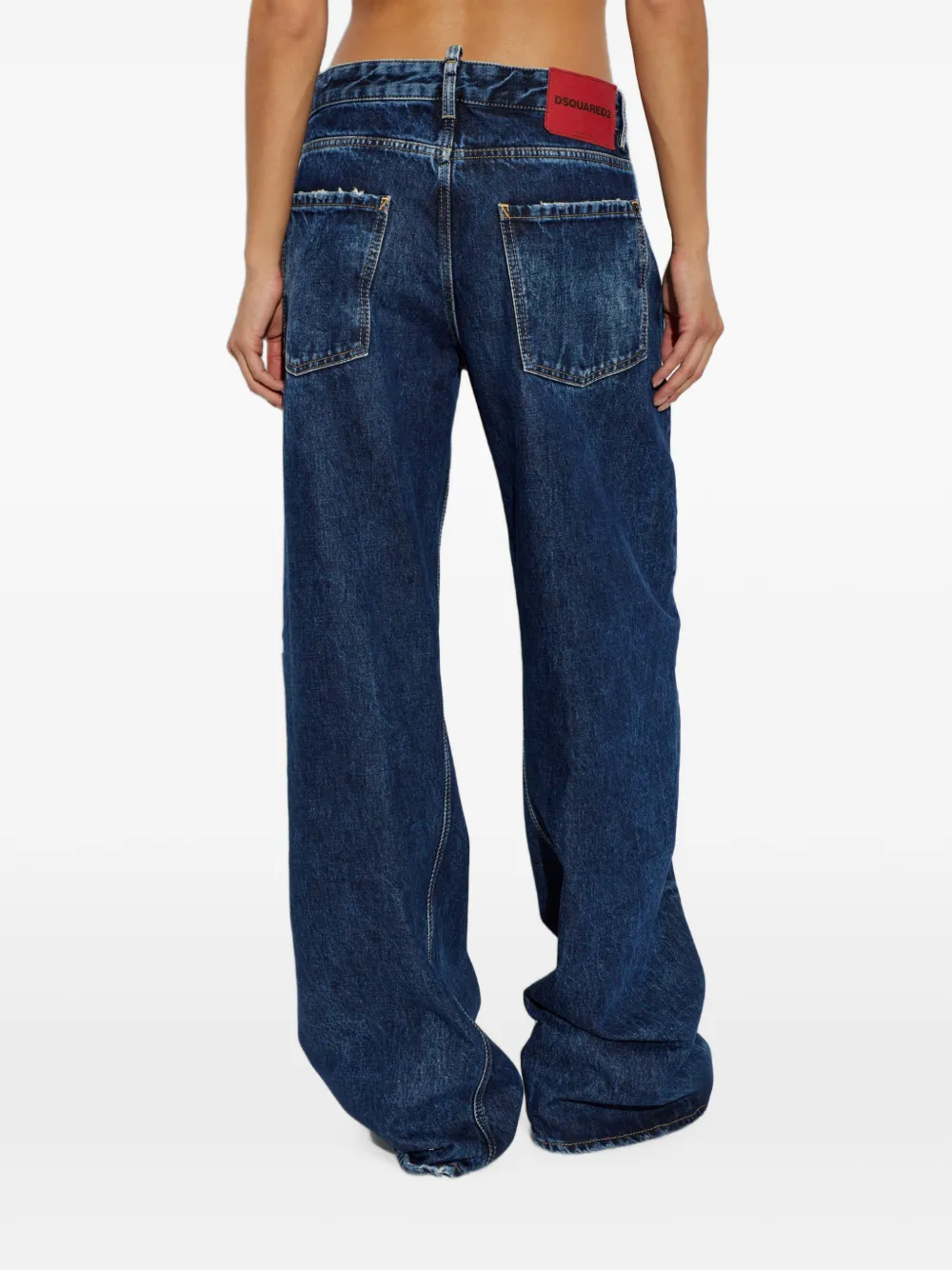 DSQUARED2 Ruimvallende jeans Blauw
