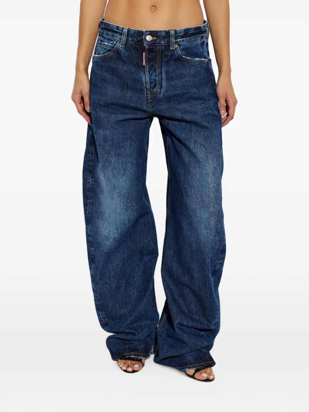 DSQUARED2 Ruimvallende jeans Blauw