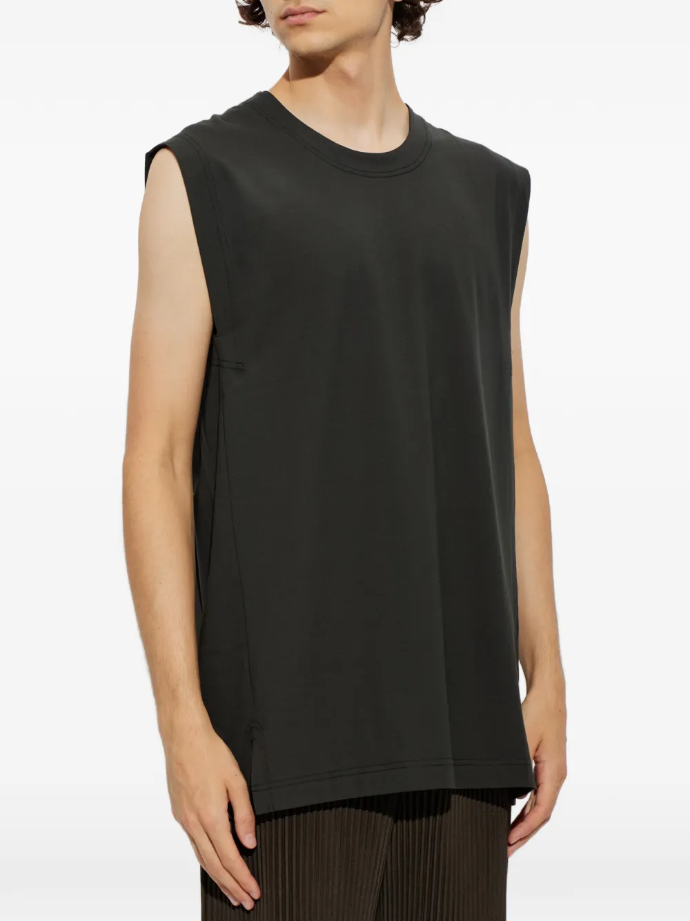 Homme Plissé Issey Miyake Mouwloze top Groen