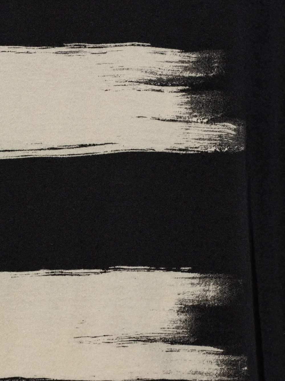 Yohji Yamamoto T-shirt met print Zwart