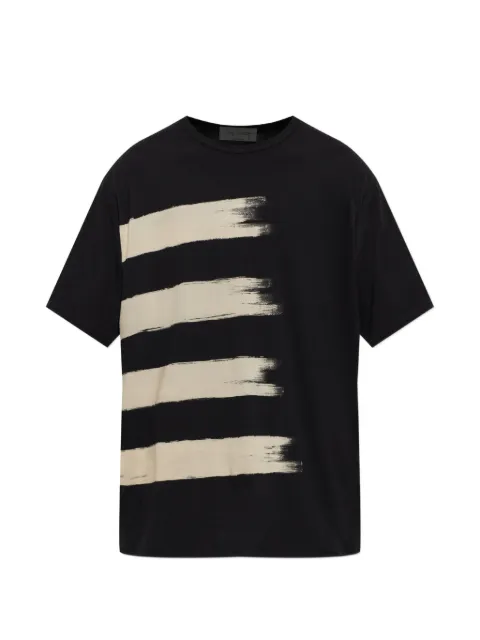 Yohji Yamamoto brushstroke-print T-shirt