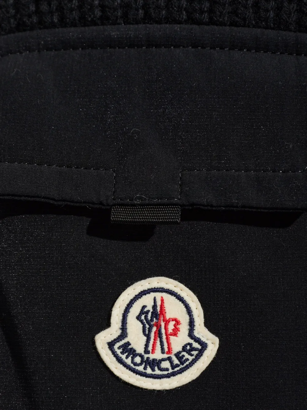 Moncler Lenevra bodywarmer met vlakken Zwart