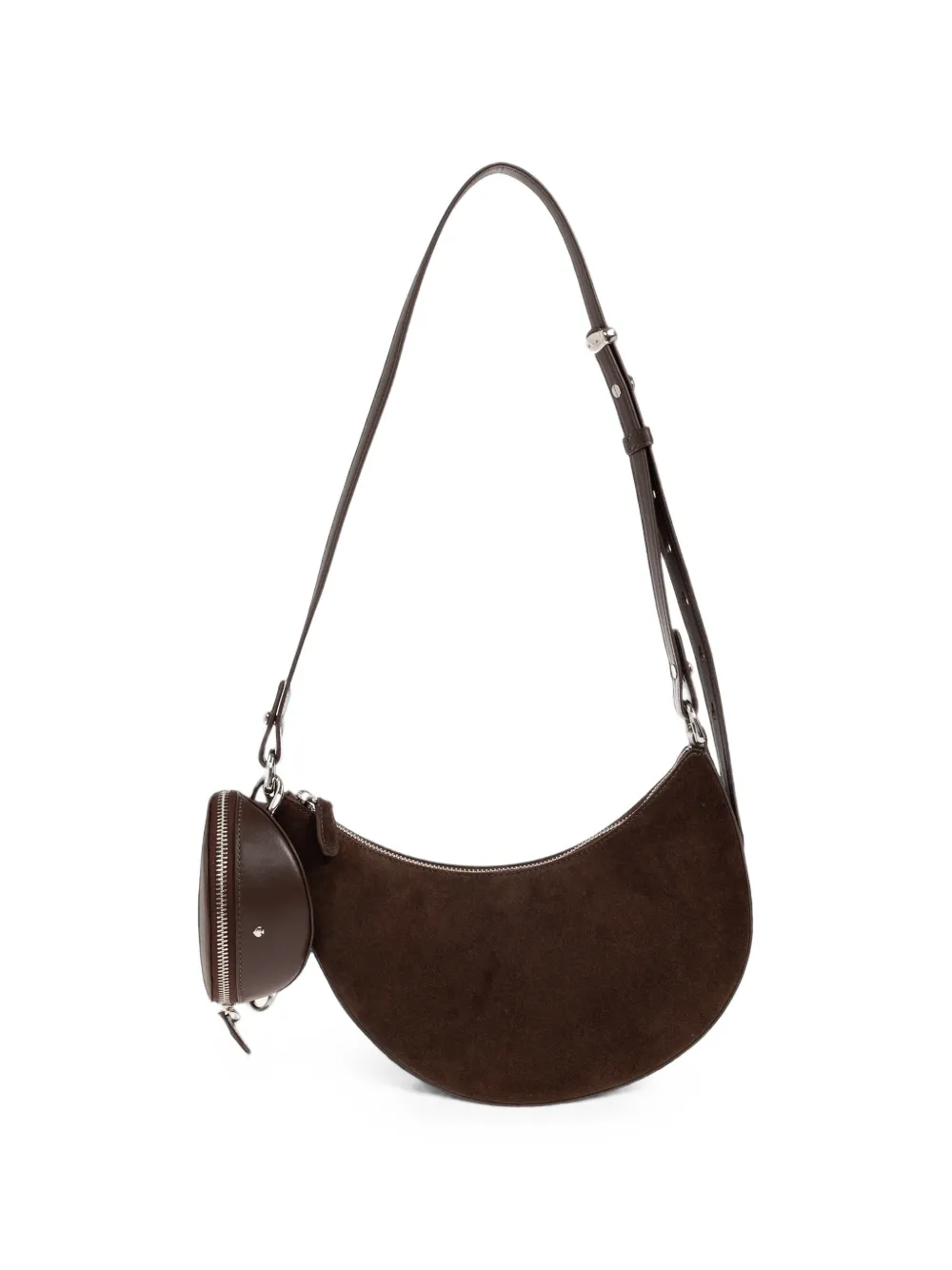 Kate Spade Duo suède schoudertas Bruin