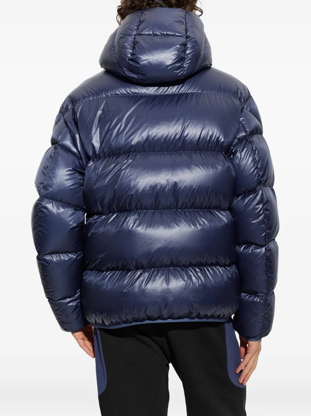 Moncler Anapo gewatteerd jack met capuchon Blauw
