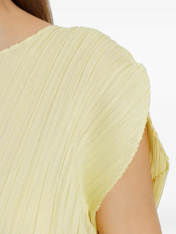 Pleats Please Issey Miyake Monthly Colors July Shirt | Yellow