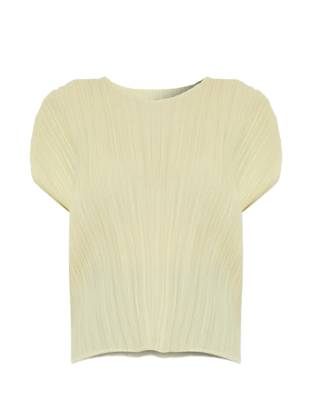 Pleats Please Issey Miyake Monthly Colors July blouse Geel