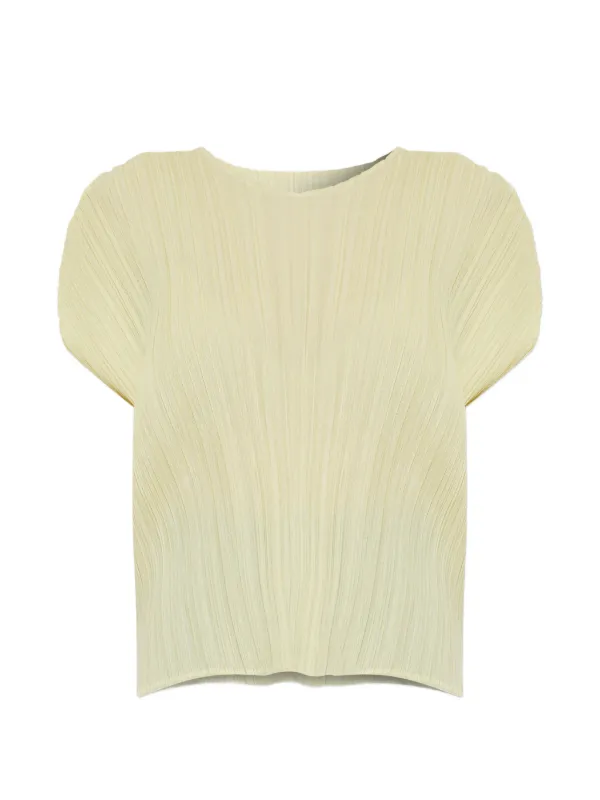 Pleats Please Issey Miyake Monthly Colors July Shirt | Yellow