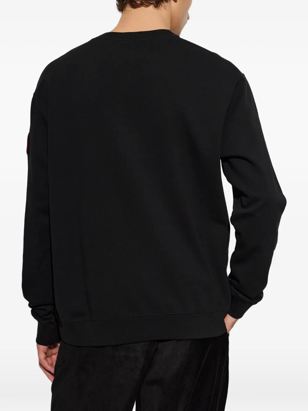 Canada Goose Loon sweater met logopatch Zwart
