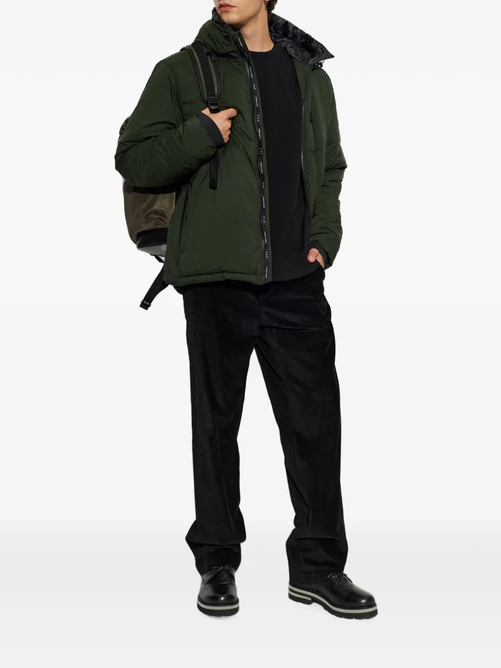 Canada Goose Loon sweater met logopatch Zwart