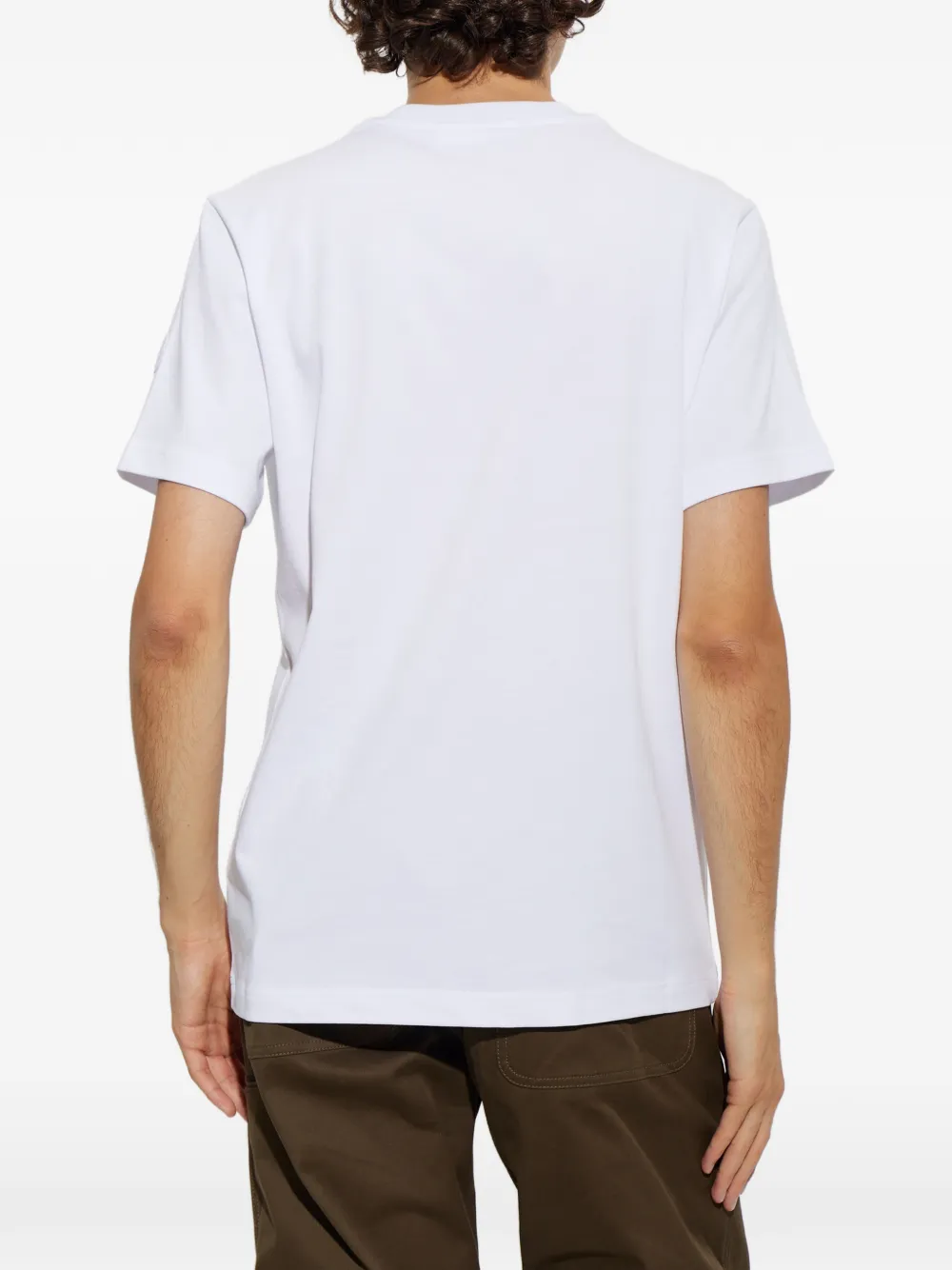Moncler T-shirt met logopatch Wit