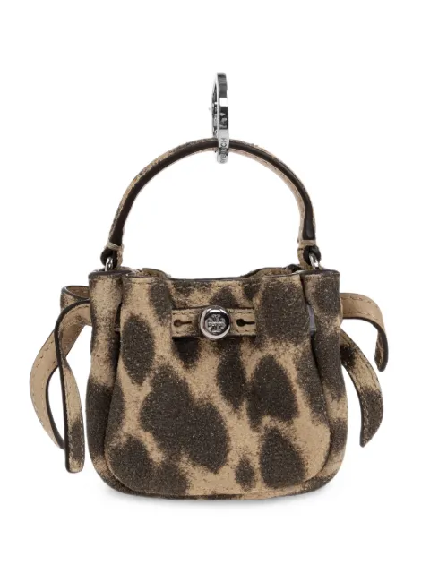 Tory Burch Romy animal-print bag keychain