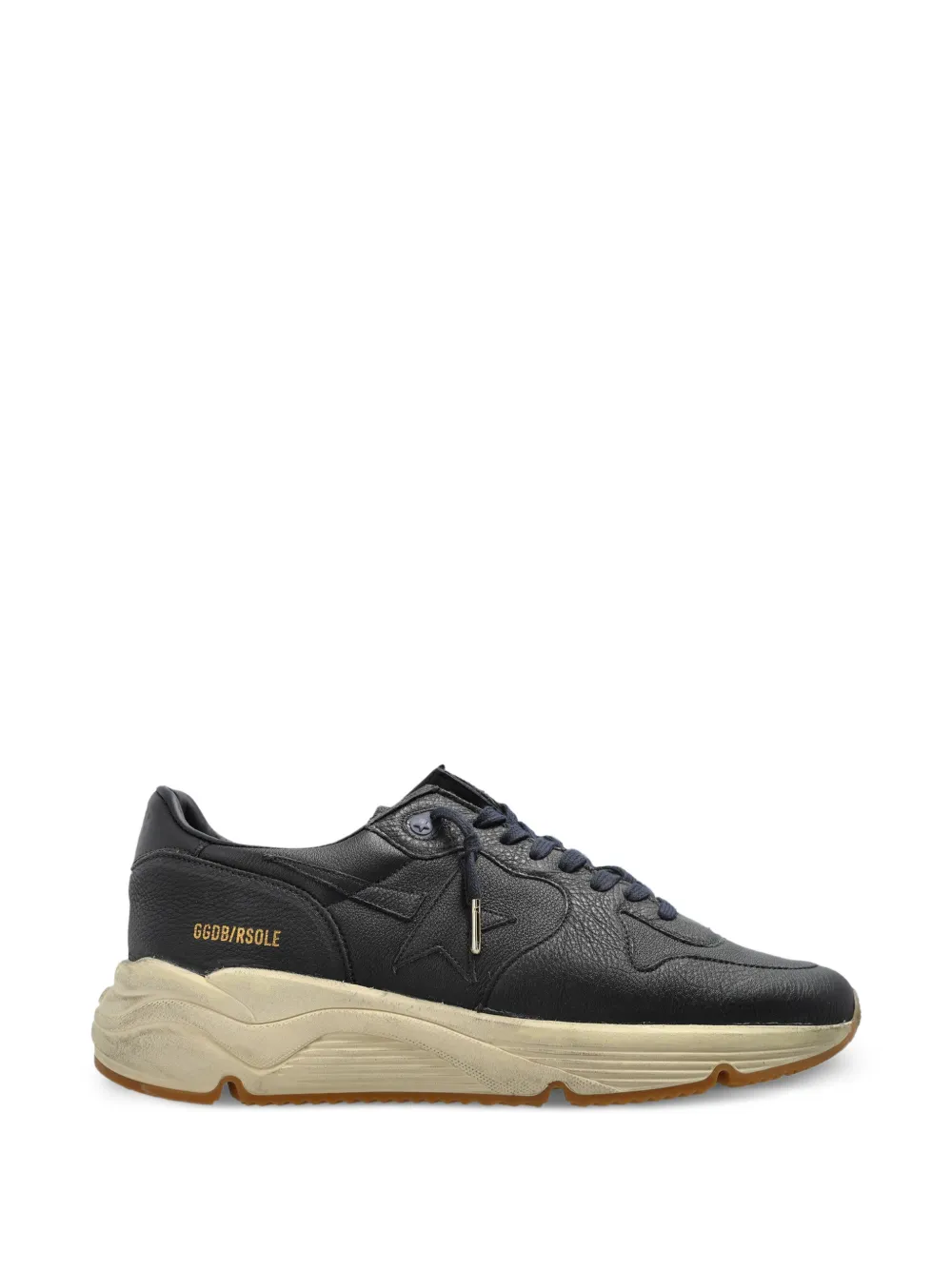 Golden Goose Running Sole leather sneakers - Nero