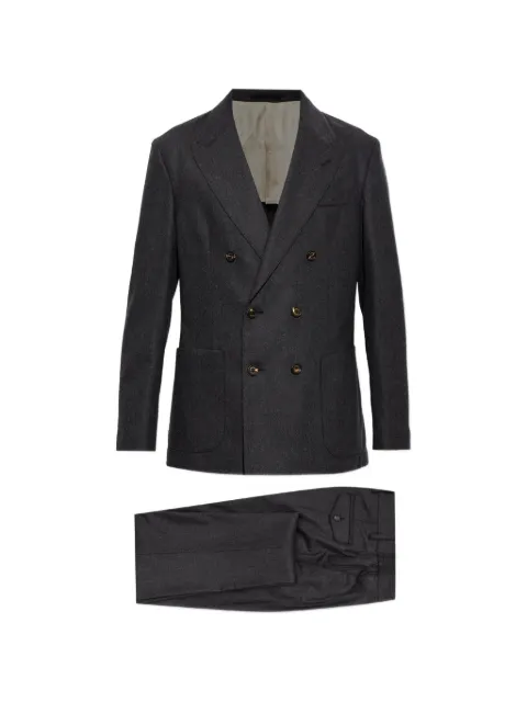 Eleventy double-breasted buttoned suit
