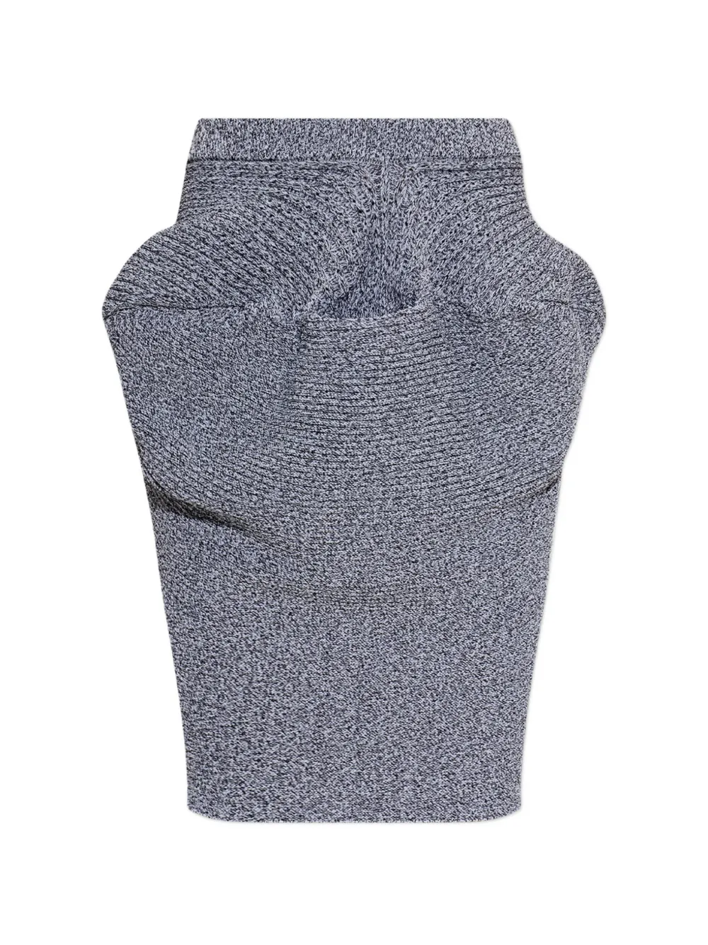 Issey Miyake Found Stone pocket midi skirt - Grau