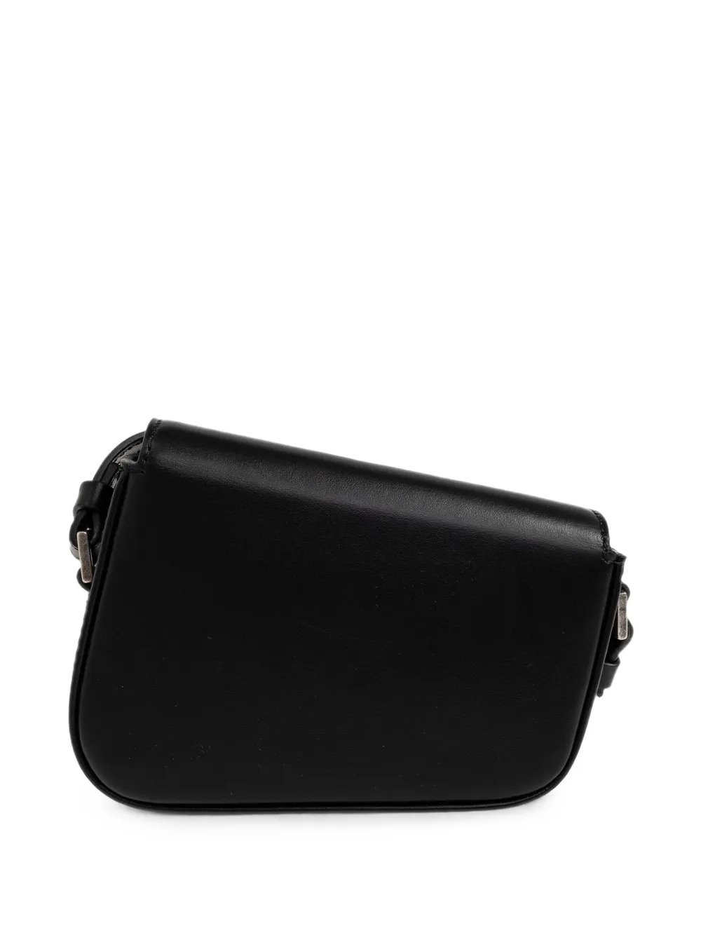 Palm Angels Crash leren mini-tas Zwart