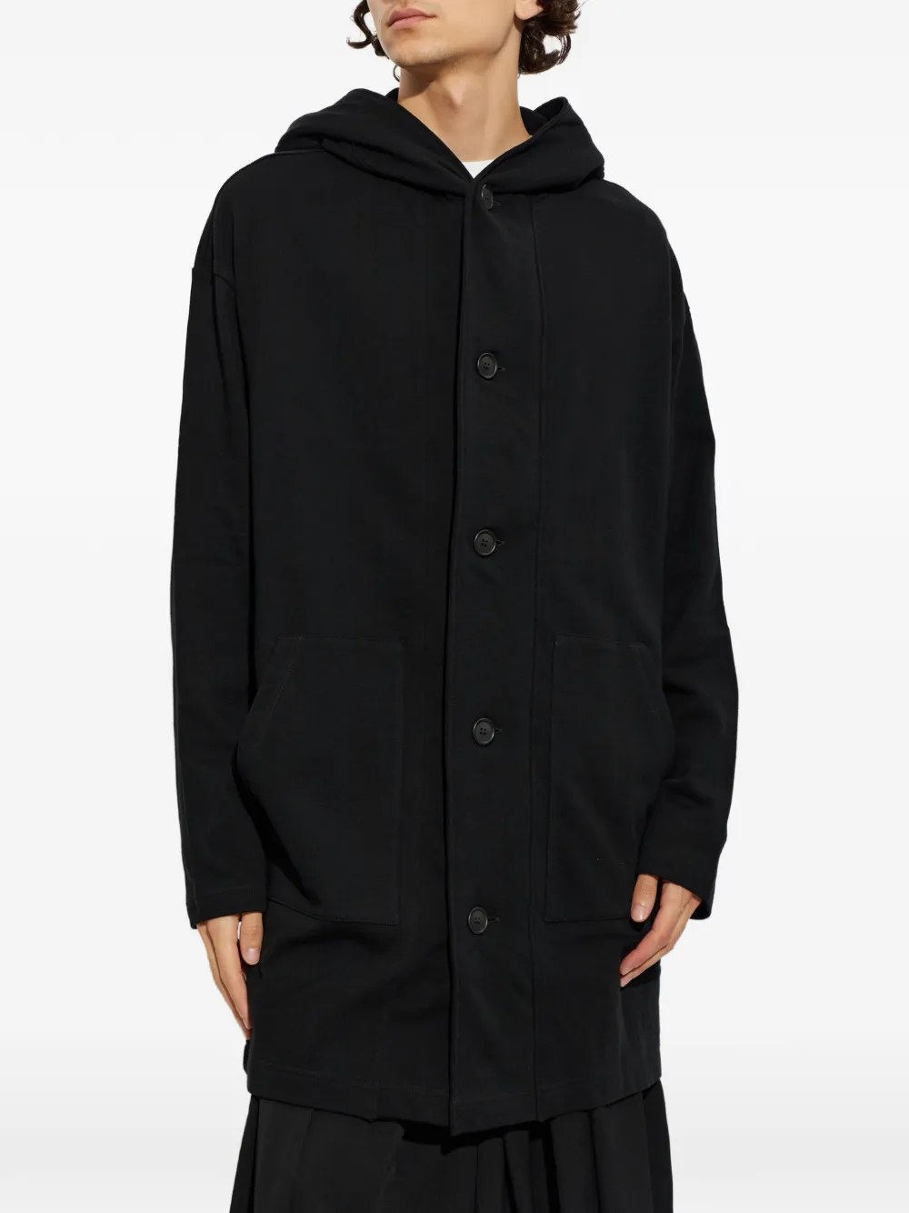 Yohji Yamamoto Button-up vest Zwart