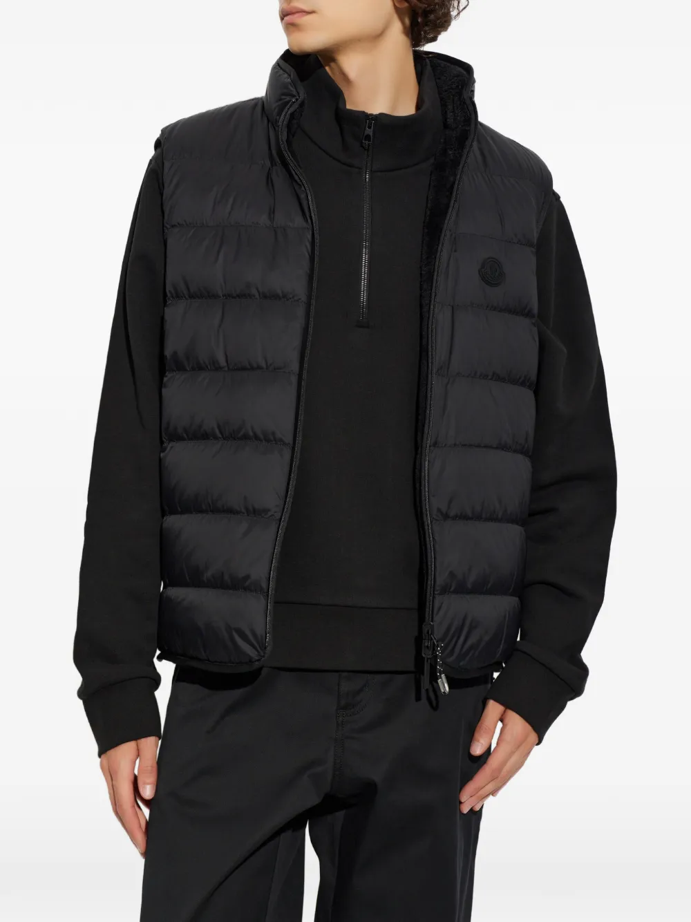 Moncler Fleece gilet Zwart