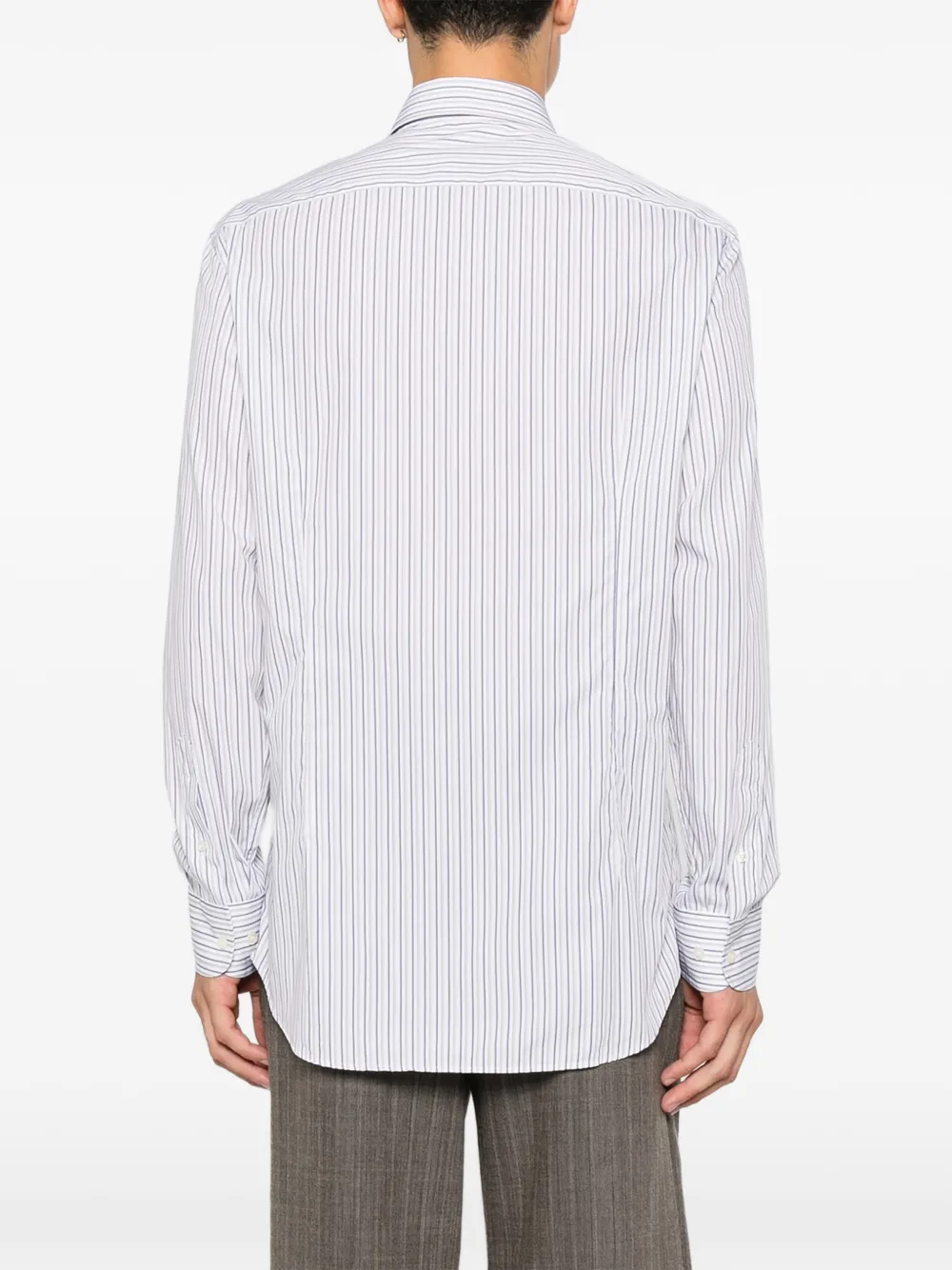 ETRO Overhemd met geborduurd logo Wit