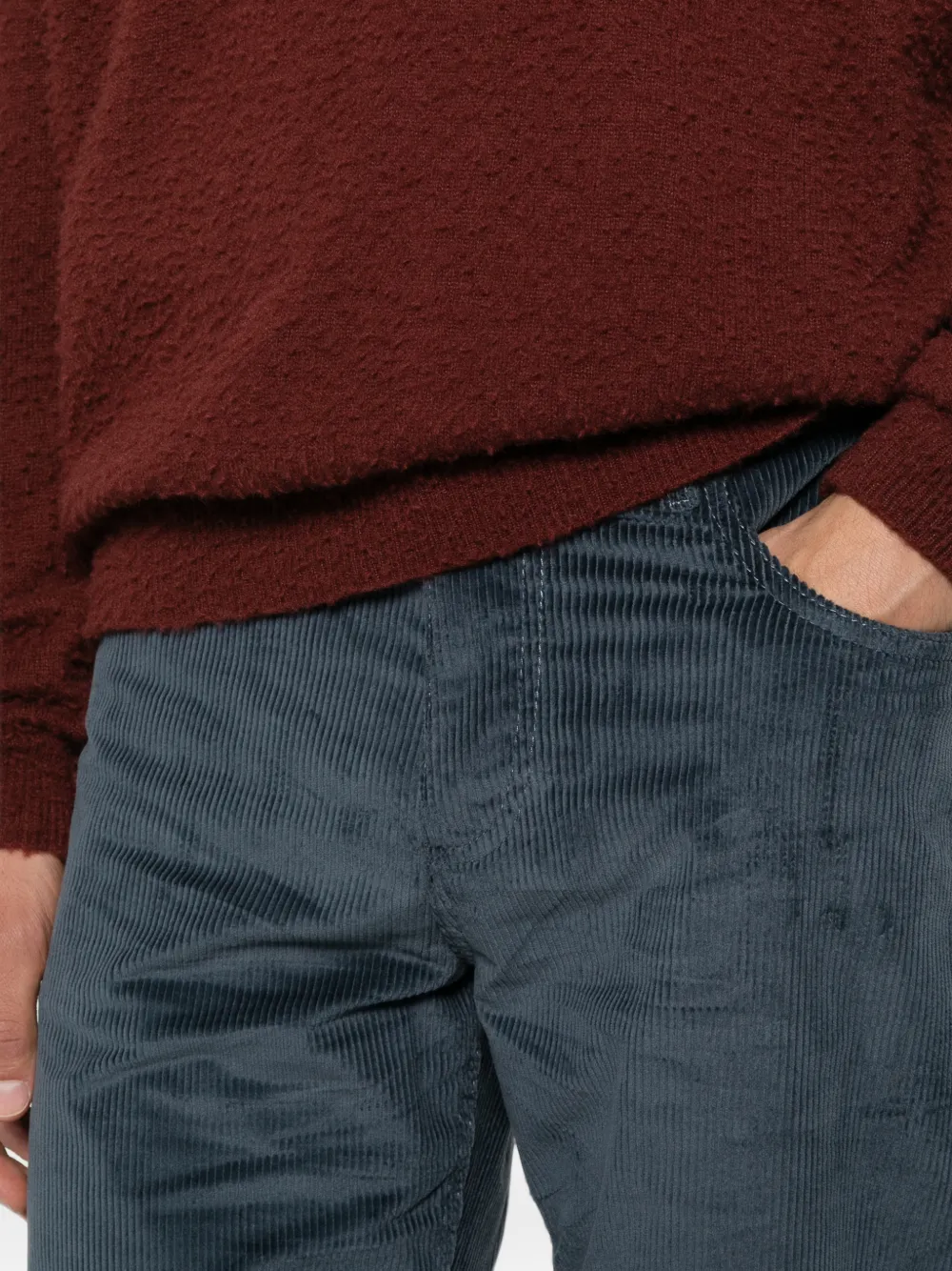 ETRO Ribfluwelen jeans Blauw