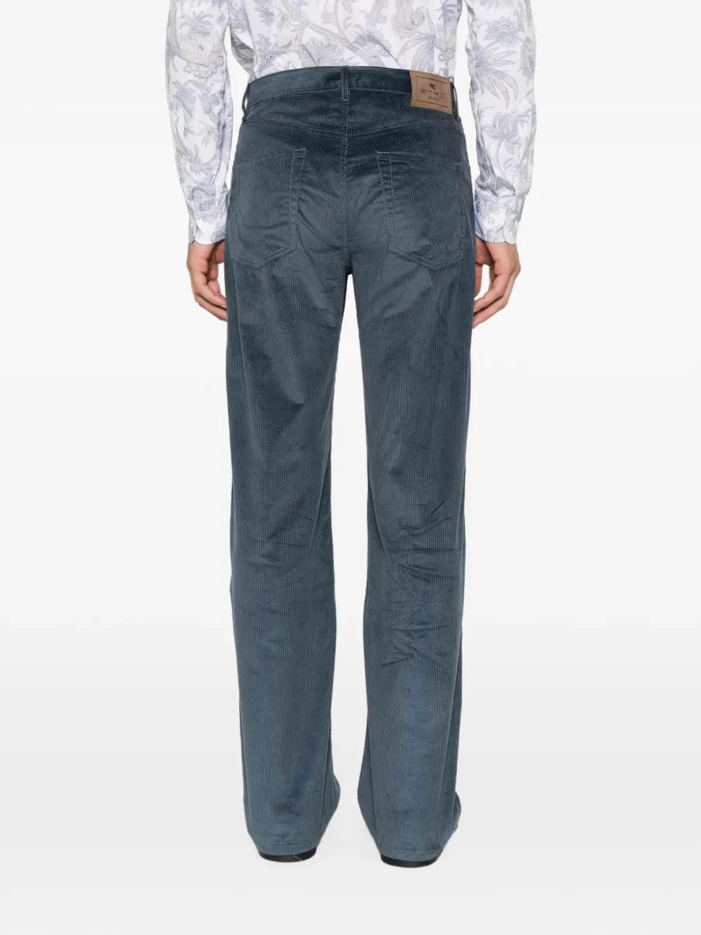 ETRO Ribfluwelen jeans Blauw