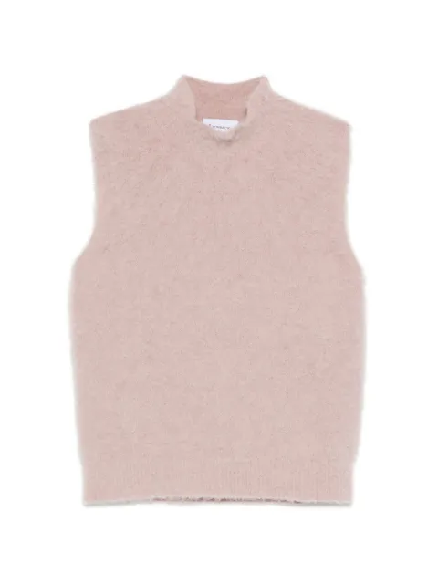AROVESCIO high-neck knit sleeveless top
