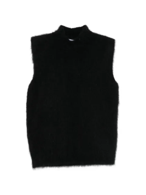 AROVESCIO brushed-finish sleeveless sweater