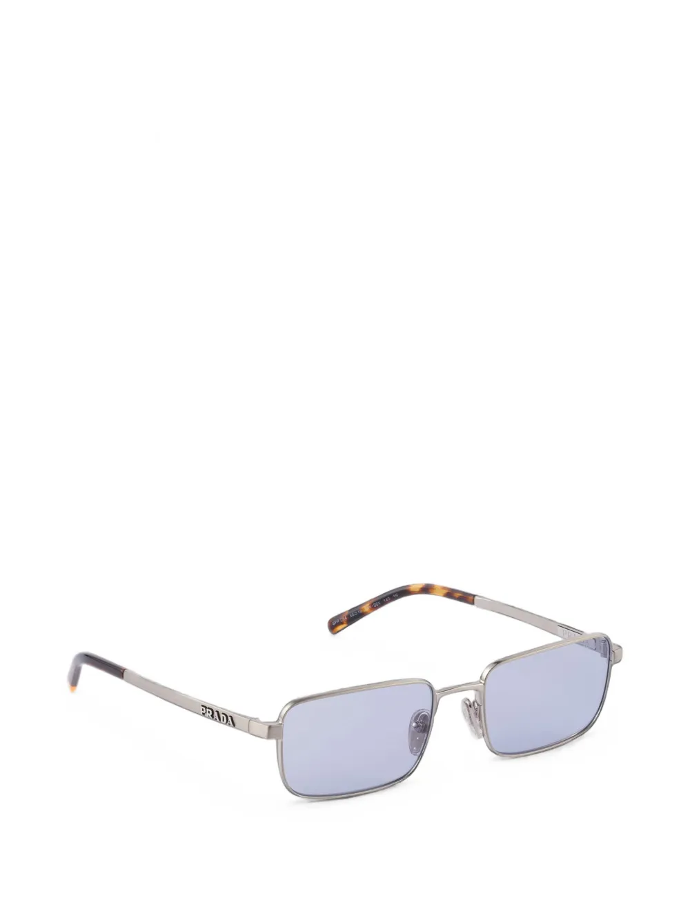 Prada Eyewear Zonnebril met logo Zilver