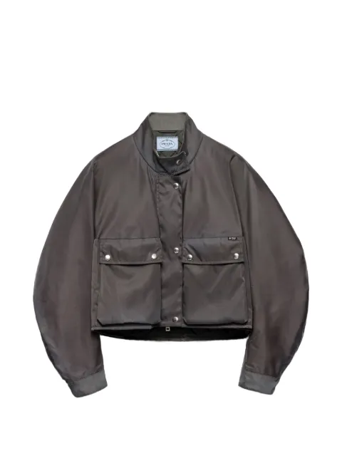 Prada washed Re-Nylon blouson jacket