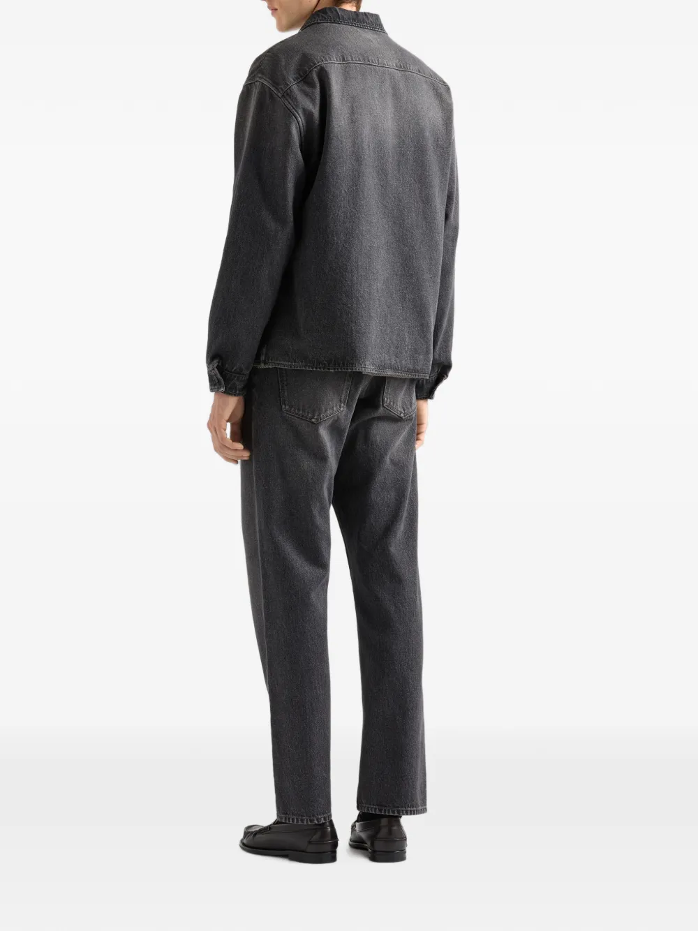 Prada Denim jeans met gedragen look Grijs