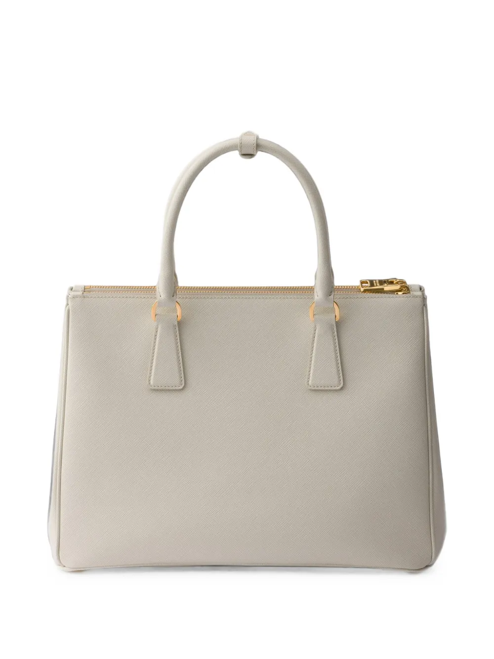 Prada Grote Galleria tas van saffiano leer Wit